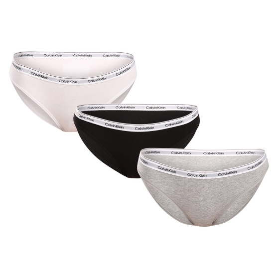 3PACK Dames slip Calvin Klein veelkleurig (QD5207E-NPA)