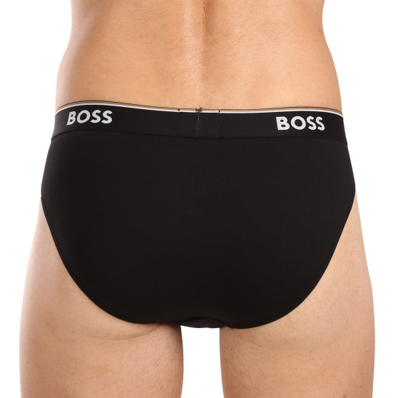 3PACK herenslip BOSS zwart (50510679 001)