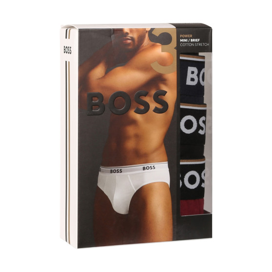 3PACK herenslip BOSS zwart (50510679 001)