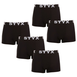 5PACK herenboxershort Styx sport elastisch zwart (5G960)