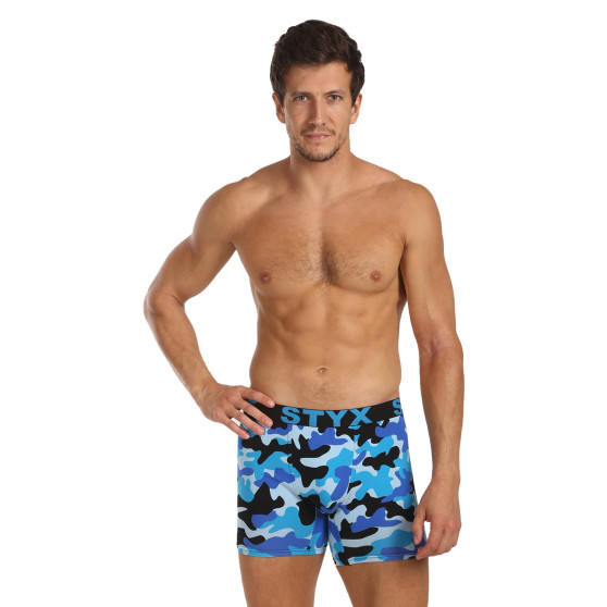 3PACK herenboxershort Styx lang kunst sport elastisch meerkleurig (3UN15780)