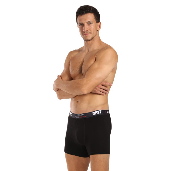 3PACK herenboxershort DAYZ zwart (DZ001)