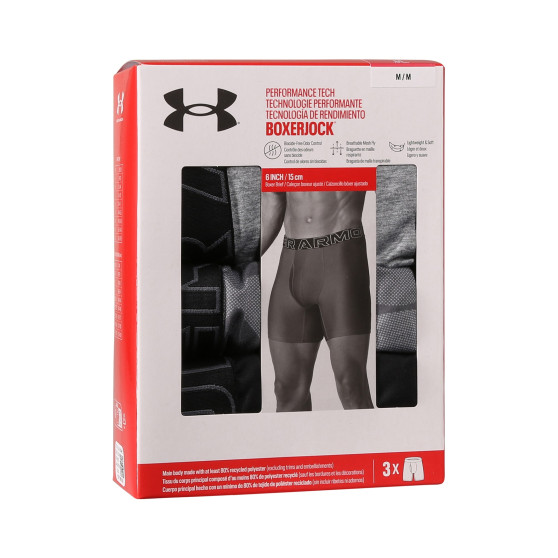 3PACK herenboxershort Under Armour veelkleurig (1383879 035)