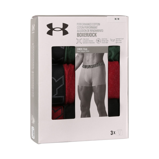 3PACK herenboxershort Under Armour veelkleurig (1383891 302)