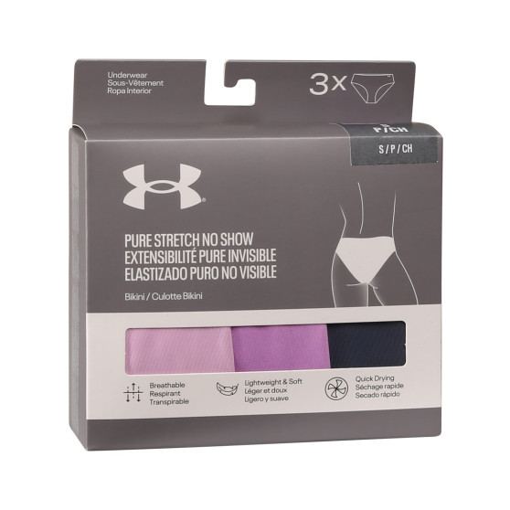 3PACK Dames slip Under Armour veelkleurig (1383898 572)