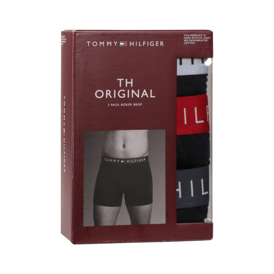 3PACK herenboxershort Tommy Hilfiger donkerblauw (UM0UM03431 0R1)