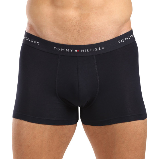 3PACK herenboxershort Tommy Hilfiger donkerblauw (UM0UM02763 0W3)