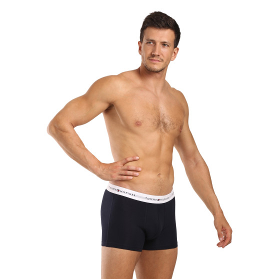 3PACK herenboxershort Tommy Hilfiger donkerblauw (UM0UM02763 0W3)