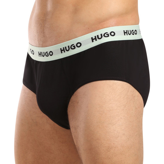 3PACK herenslip HUGO zwart (50517879 961)