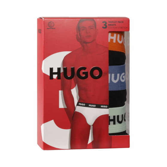 3PACK herenslip HUGO zwart (50517879 961)