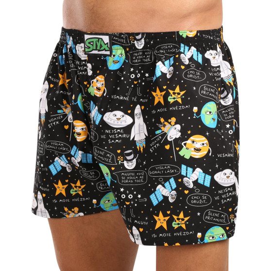 Herenboxershort Styx art classic rubber oversized universe (E1758)