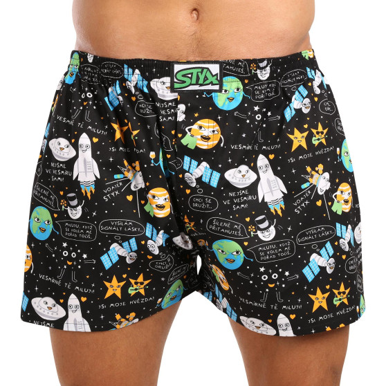 Herenboxershort Styx art classic rubber oversized universe (E1758)