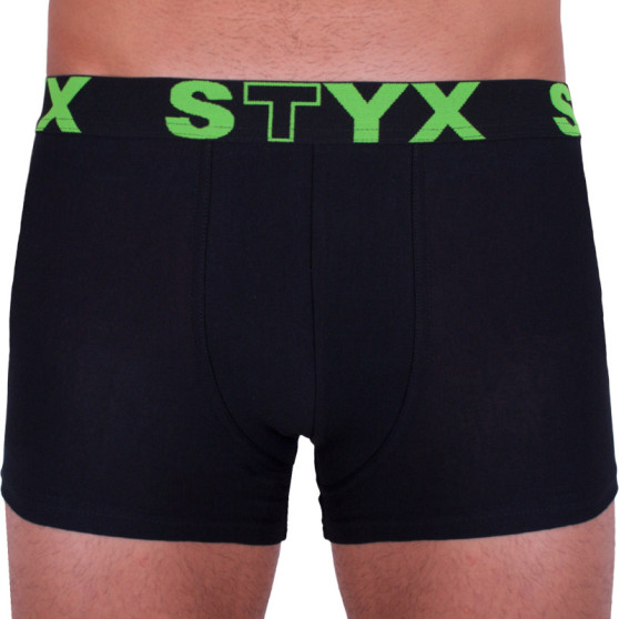 5PACK herenboxershort Styx sport elastisch oversized zwart (5R960)