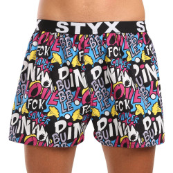 Herenboxershort Styx kunst sport rubber Roze Bubble (B1058)