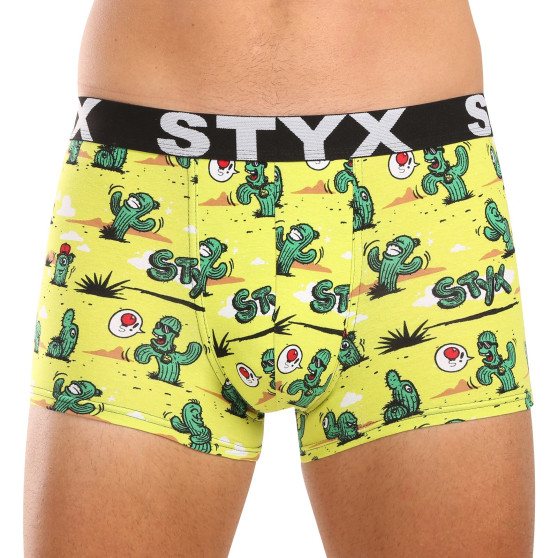 Styx Herenboxershort kunst sport rubber cactus (G1351)