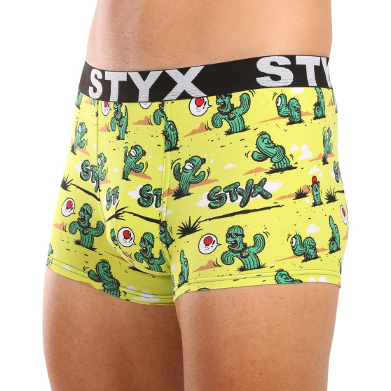 Styx Herenboxershort kunst sport rubber cactus (G1351)