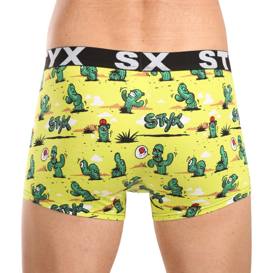 Styx Herenboxershort kunst sport rubber cactus (G1351)