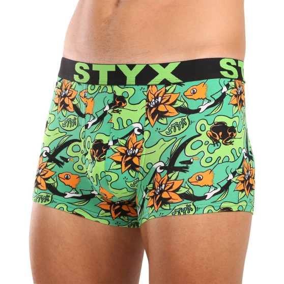 Styx Heren boxershorts kunst sport rubber tropic (G1557)