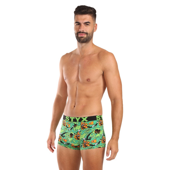 Styx Heren boxershorts kunst sport rubber tropic (G1557)