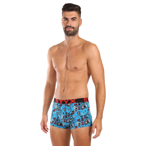 Styx Heren boxershorts kunst sport rubber muziek (G1558)