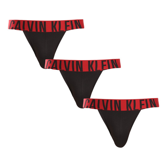 3PACK herensokken Calvin Klein zwart (NB3054A-I20)