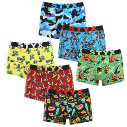 6PACK herenboxershort Styx art sport rubber multicolour (6G13198780)