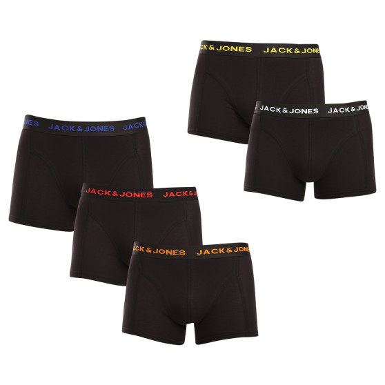 5PACK herenboxershort Jack and Jones zwart (12242494)