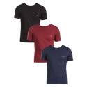 3PACK heren t-shirt HUGO veelkleurig (50480088 966)