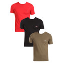 3PACK heren t-shirt HUGO veelkleurig (50480088 985)