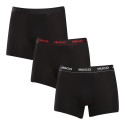 3PACK herenboxershort HUGO zwart (50517886 991)