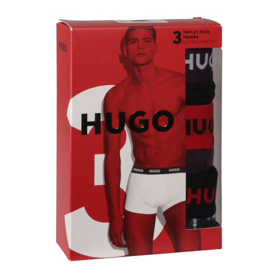 3PACK herenboxershort HUGO veelkleurig (50517894 982)