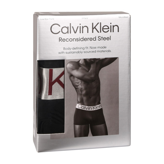 3PACK herenboxershort Calvin Klein zwart (NB3074A-Q09)