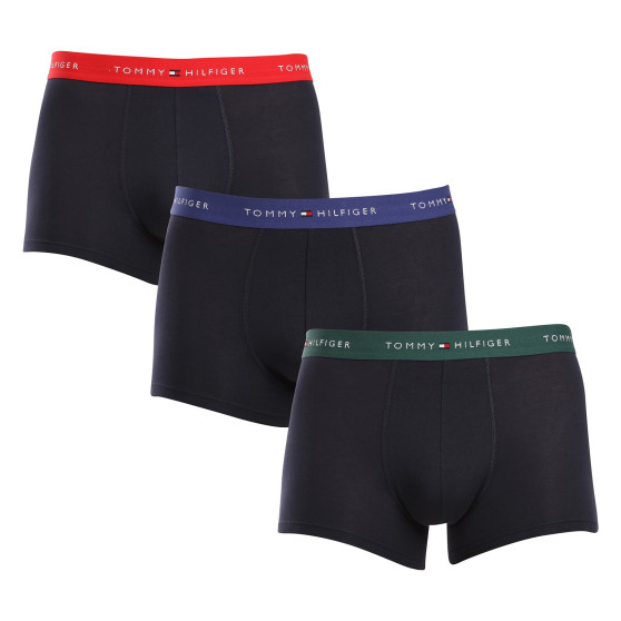 3PACK herenboxershort Tommy Hilfiger donkerblauw (UM0UM02763 0WN)